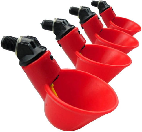 DoubleWood (24) Fully Automatic Poultry Drinking Machine Chicken Drinking Cup, Chicken Drinking Watering Cups/Poultry
