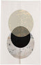 MYRU Japanese Noren Geometric Doorway Curtain Tapestry, Eclipse Design, 33.5 Inches x 59 Inches