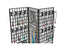 NAHANCO 8" Black Metal GWH8B Gridwall Peg Hooks (Pack of 12)