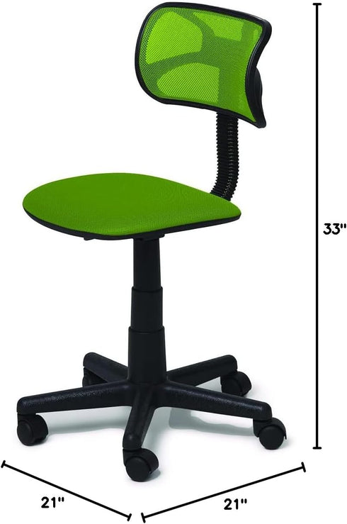 Urban Lifestyle Neon Swivel Mesh Desk Chair, 21D x 21W x 33H in