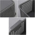 Sandmovie Gray Plastic Storage Baskets, Set of 6 Packs