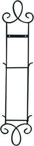 TRIPAR Augusta Narrow Vertical Plate Rack, Black, 2 Tiers - Lightweight & Durable