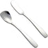 2-Pack Stainless Steel Cheese Spreader and Dessert Spoon Set, Yogurt Spoon, Spatula