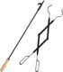 Heavy Duty 32” Long Fireplace Fire Pit Campfire Poker Stick and 26” Tongs Tool Set, Rust Resistant Camping Tools