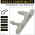 Seentech Washer Door Striker 131763310, Compatible with Frigidaire & Kenmore, Replaces 131763300