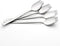 IQCWOOD 4-Pack Sporks, 18/10 Stainless Steel Forks, 7.4-Inch Long Handle Dessert Ice Cream Salad Flatware Set