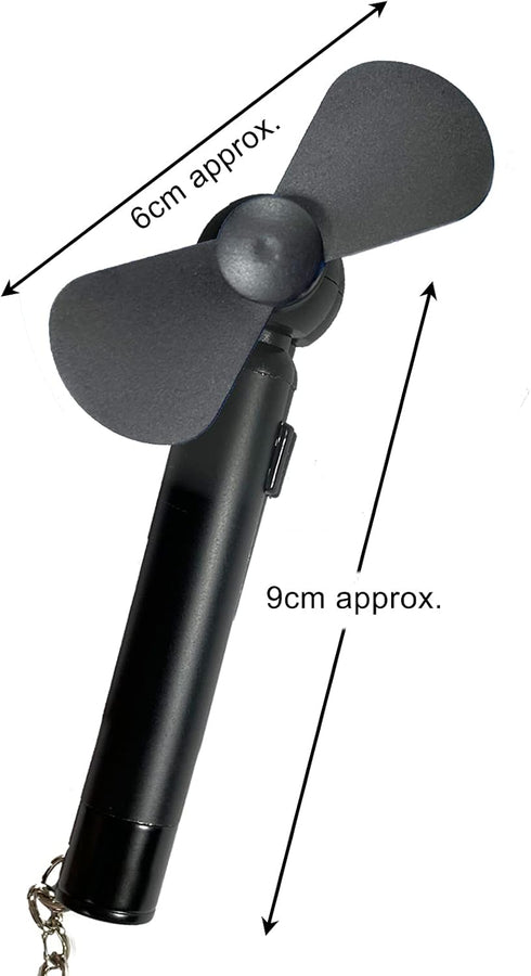 Pocket Fan, GS Mini Portable Fan, Battery Replaceable Handheld Cooling Fan for Home Office Outdoor Travel