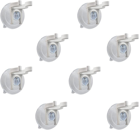 Window Candle Clamps with Super Strong Suction Cups, Holder Suction Cup for Electric Candles, Great for Small Windows and Holiday Candles - USA Made | 8 Pack