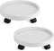 Maxurry Plant Caddy Heavy Duty 13inch Plastic Round 2Pack Plant Dolly with Lockable