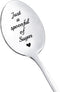Sugar Lover Gift Spoons for Women Men, Just a Spoonful of Sugar Spoon for Daughter Best Friend