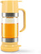 Neodaco Glass Honey Dispenser No-drip with Handle 9 oz Maple Syrup Container