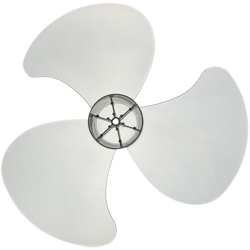 DOITOOL 14 Inch Clear White Plastic Fan Blades, Replacement Leaves for Table Floor Pedestal Fan