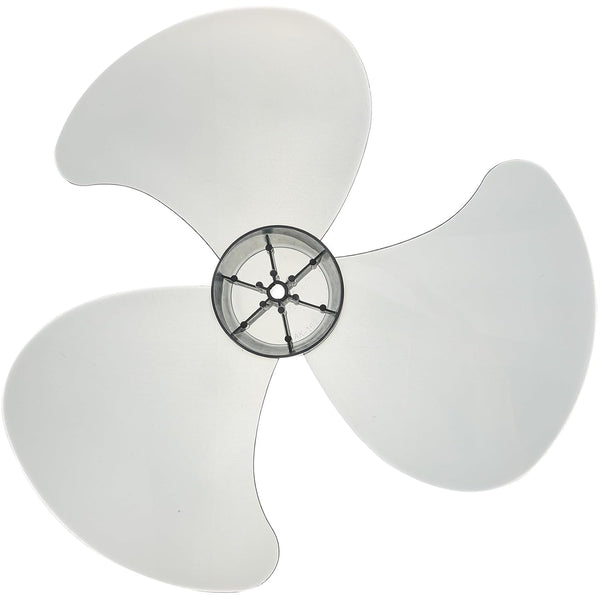 DOITOOL 14 Inch Clear White Plastic Fan Blades, Replacement Leaves for Table Floor Pedestal Fan