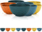 Kyraton Plastic Cereal Bowls - 8 Pieces, 26 oz, Unbreakable and Reusable Lightweight Bowl for Rice, Noodle, Soup,