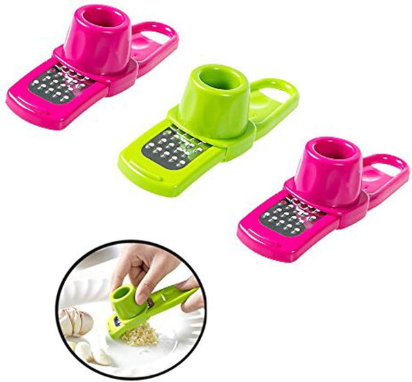 Ximimark 3 Pcs Mini Ginger Garlic Grinding Planer, Slicer Multi Functional Cutter Tool