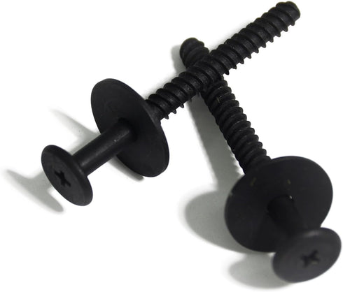 316433300 Black Metal Screw for Range Oven Door Handle Compatible with Frigidaire, Kenmore, Electrolux (2PACK)
