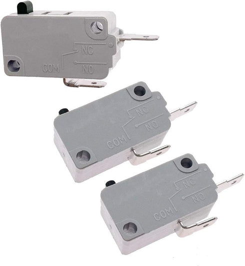 KW3A Microwave Oven Door Switch, 16A 125/250V, Door Interloc (2 Normally Open, 1 Normally Closes)