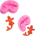 2 Pack Koi Fish Silicone Mold, 3D Fish Shaped Chocolate Baking Tool for Cake Cupcake Sugar Decorating