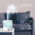 Megawise Cool Mist Humidifier with 2L Capacity, Top Refill Design, High Mist Output, 7 Color Night Light