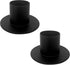 Iron Taper Candle Holder Round - Set of 2, Rustic Candlestick Holder for Home Decoration, Weddings, Anniversaries
