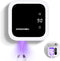 DRMXBU Toothbrush Sanitizer Case and Holders, Wall Mounted Toothbrush Holder with LED Screen,