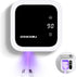 DRMXBU Toothbrush Sanitizer Case and Holders, Wall Mounted Toothbrush Holder with LED Screen,