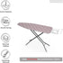 Encasa Ironing Board Covers (57"x22"), Drawstring Tightening with Thick 3 mm Felt Padding, Scorch Resistant, Printed