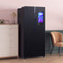 Self Adhesive Brushed Black Stainless Steel Contact Paper for Refrigerator Door, Dishwasher, Stove, Oven, Fridge