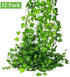 84Feet 12 Strands Hanging Vine Plants, Artificial Flowers Greenery Leaf Garland for Wedding Party Garden Decoration