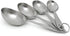 Lindy's 4-Piece Stainless Steel Measuring Scoop Set, Silver, 9 Inches Long