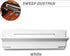 OVO White Universal Central Vacuum - Automatic Sweep Dustpan Finish