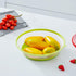 Collapsible Microwave Splatter Cover for Food with Silicone Mats, 10.5 Inch, Dishwasher-safe, BPA-Free Microwave Plate
