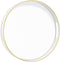 MAONAME White Decorative Tray for Coffee Table, Modern Round Serving Tray with