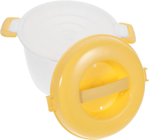 DOITOOL Microwave Rice Cooker, Mini Rice Cooker for Microwave Oven, Steamer for Vegetables, Pasta, Chicken
