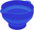 Mini Microwave Popcorn Popper, BPA Free Collapsible Silicone Bowl, Dishwasher Safe (Deep Sea Blue)