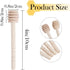 50 Pack 4 Inch Wooden Honey Dipper Sticks, Mini Honey Stirrer Stick, Small Honeycomb Stick for Honeys Jar Dispense
