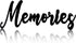 Hotop Metal Word Sign, Rustic Black Cutout "Memories" Wall Decor for Home, Library & Office