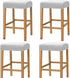 HFCNMY Stool Covers Rectangle,Stretch Rectangle Bar Stool Covers Elastic Chair Seat SlipcoversJacquard Saddle