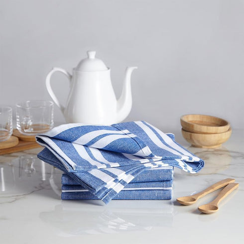 Encasa Homes Anti-Odour Kitchen Dish Towels, 18 x 28 inch (4 Pc Set) for Quick Drying and Cleaning, Eco-Friendly Cotton