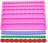 3D Pearl Knit Rope Silicone Mold for Fondant, Cake Border Decorating Molds, DIY Baking Tools