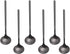 6 PCS Black Coffee Spoons, 18/8 Stainless Steel Espresso Spoons, 5.2 Inches, Vogue Mini Tea Spoon