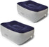STYDDI Inflatable Foot Rest Pillow, 2 Pack Portable Leg Rest for Airplane, Train, Car, Home