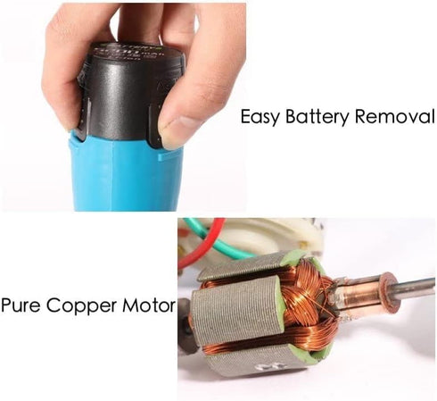 KZU Electric Fireplace Bellows, BBQ Fan Air Blower, Handheld Charcoal Starter Fan for Outdoor Cooking