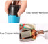 KZU Electric Fireplace Bellows, BBQ Fan Air Blower, Handheld Charcoal Starter Fan for Outdoor Cooking