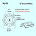 MySit 8" Heavy Duty Swivel Plate Mechanism for Recliner Chair & Bar Stool Replacement