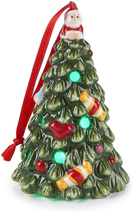 Spode Christmas Tree Ornament - Long-Lasting Festive Holiday Decoration for Christmas Tree & Seasonal Display