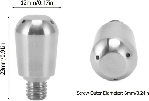 TOPINCN Coffee Machine Steam Nozzle, 3 Holes 304 Stainless Steel Accessories for CRM3605 Coffee Machine