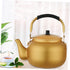 Vintage Aluminum Tea Kettle, Metal Stovetop Kettle, Korean Rice Wine Jug, Golden Tea Kettle
