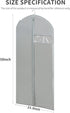 Garment Bags for Travel, 50'' Hanging Clothes Suit Bag (Set of 2, 23.3'' X 50'')