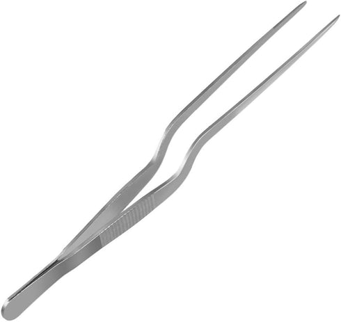 Multifunctional Stainless Steel Food Tweezer, Chef Kitchen Tool, BBQ Clip Pliers (14cm)